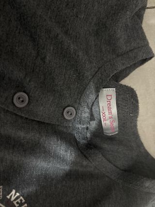 Pigiama uomo grigio con stampa