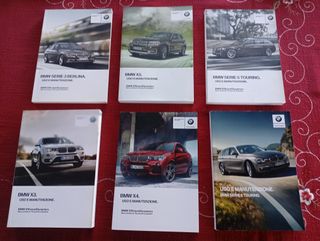 BMW 3 5 X3 X4 X5 Libretti Uso Manutenzione