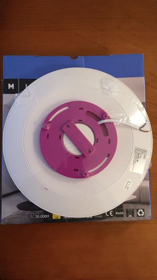M Ledme - Plafon LED Techo 30W, Lámpara Techo para Baño IP44, 3.000 lúmenes, Color Luz Neutra (4500K) para Baño, Cocina, Balcón,