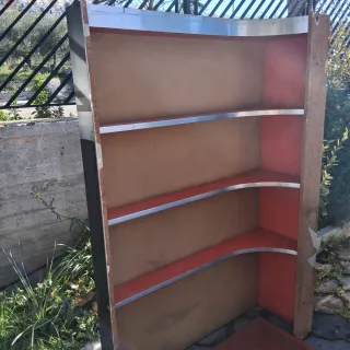 Mobile bar anni 70 marrone/arancione