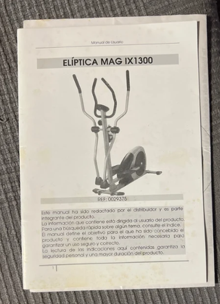 Bici elíptica Mag IX 1300 como nuevo