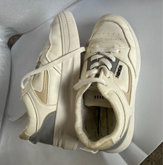 Scarpe donna beige/bianche