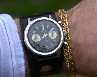 Orologio Cronografo Chrysler France Valjoux 7733