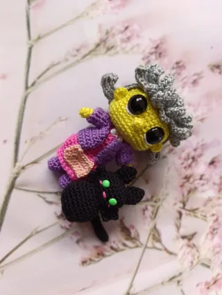 Amigurumi Los Simpson Loca de los gatos