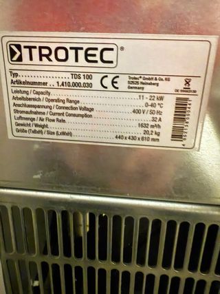 Calefacción Industrial TROTEC TDS 100