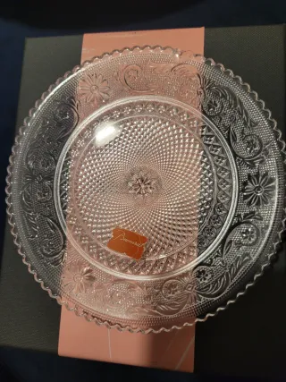 Baccarat Piattino Vetro Trasparente