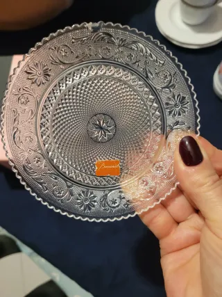 Baccarat Piattino Vetro Trasparente