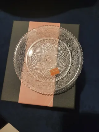 Baccarat Piattino Vetro Trasparente