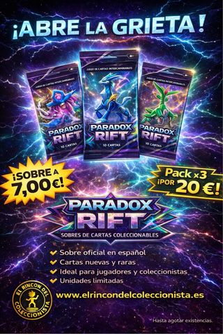 Sobres Pokemon Paradox Rift (Español)