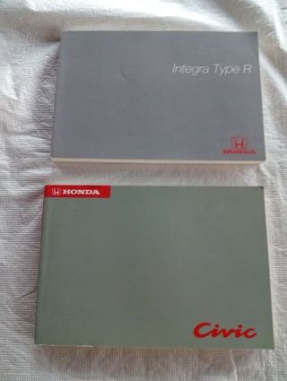 Honda Integra Type R + Civic Betriebsanleitung