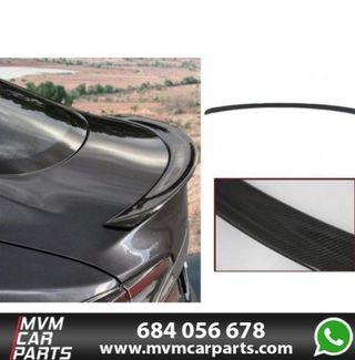 Aleron spoiler trasero para Tesla Model S en Fibra