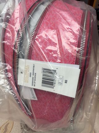 Zainetto Michael Kors beige e fucsia