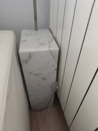 Lámpara de pie arco mármol