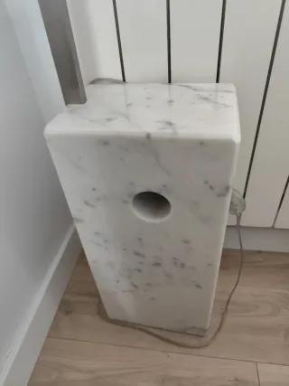 Lámpara de pie arco mármol