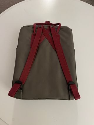 Zaino Fjallraven Kanken 16L Verde Rosso