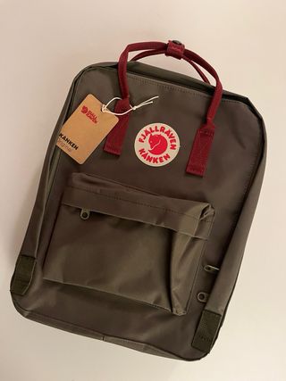 Zaino Fjallraven Kanken 16L Verde Rosso