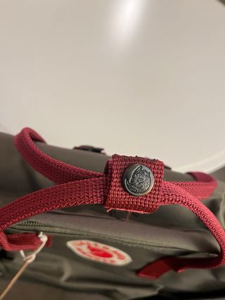 Zaino Fjallraven Kanken 16L Verde Rosso