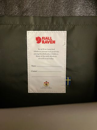 Zaino Fjallraven Kanken 16L Verde Rosso