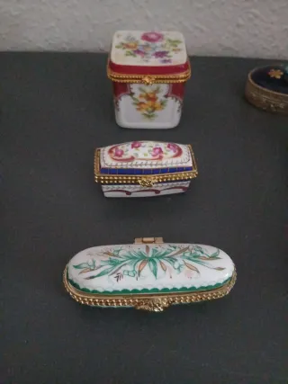 Cajitas de porcelana decoradas