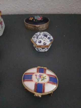 Cajitas de porcelana decoradas