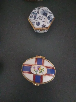 Cajitas de porcelana decoradas