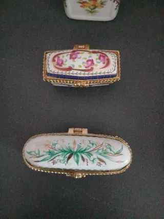 Cajitas de porcelana decoradas