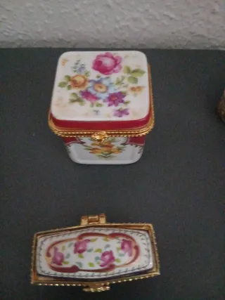 Cajitas de porcelana decoradas