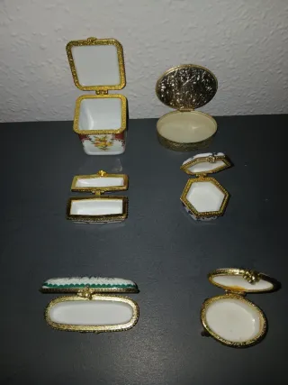 Cajitas de porcelana decoradas