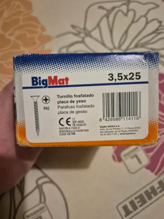 Tornillos para pladur 3,5x25 3.5×35 Una caja de mm