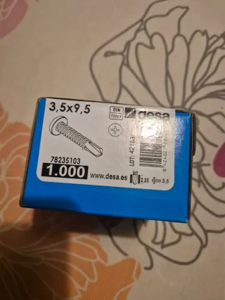 Tornillos para pladur 3,5x25 3.5×35 Una caja de mm