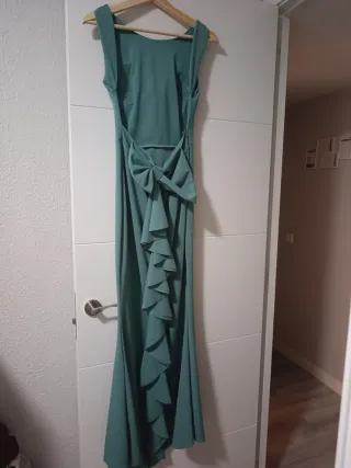 Vestido verde largo fiesta/boda
