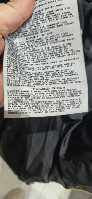 Piumino Marlboro Classics donna tg 46 nero