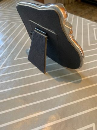 Portafotos bebé zapato azul