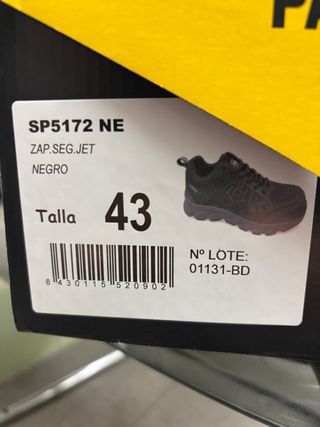 Zapatos de seguridad Paredes Negros