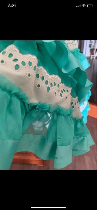 Traje Flamenca Niña. Talla 7(mirar medidas).