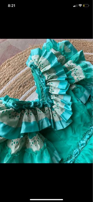 Traje Flamenca Niña. Talla 7(mirar medidas).