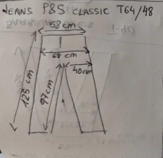 Pantalones Vaqueros Paul & Shark Talla 64/48 Nuevo