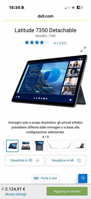 Dell Latitude 7350 Detachable Tablet