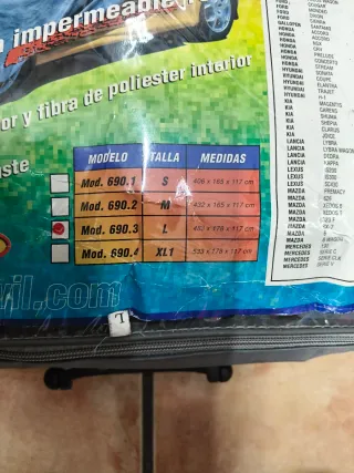 Funda Exterior Coche Impermeable