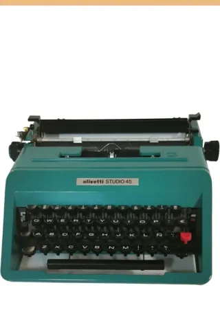 Máquina Escribir Olivetti Studio 45 Vintage