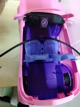 Coche de juguete Barbie rosa