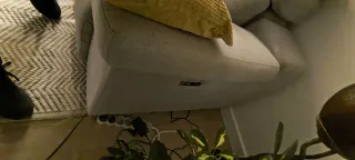 Sofá modular eléctrico gris