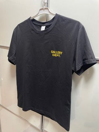 Camiseta Gallery Dept. Talla M Negra y Amarilla