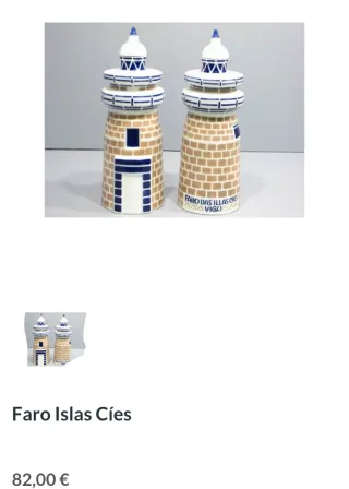 Figura Faro Cíes Sargadelos