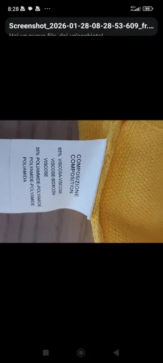 Set pantalone + maglia nuovi con cartellino.