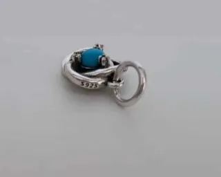 Charm Pandora Cuore Eterno Turchese Dicembre