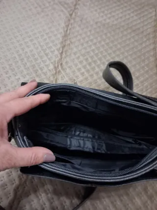 Borsa a tracolla grigio-marrone