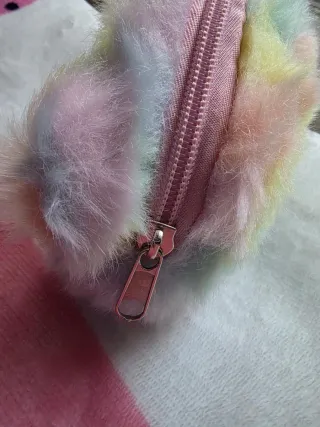 Bolsito monedero reversible gatitos