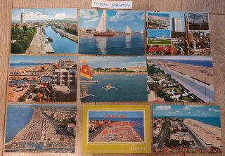 9 Cartoline Riviera Adriatica Paesaggi