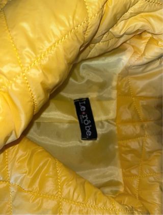 Giubbotto trapuntato giallo donna